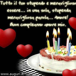 Auguri Compleanno Amore Mio