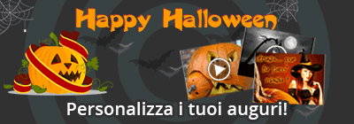 Happy Halloween - Personalizza i tuoi auguri!