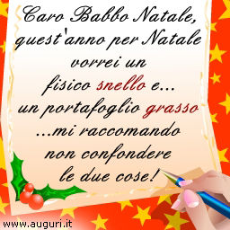 Frasi Di Babbo Natale.Lista Dei Desideri