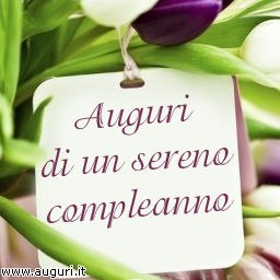 Auguri Di Un Sereno Compleanno