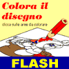 Colora il disegno con Babbo Natale