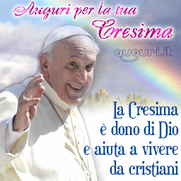 Auguri Per La Cresima Con Papa Francesco