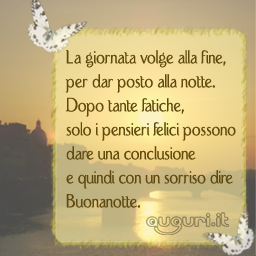 Dire Buonanotte Con Un Sorriso