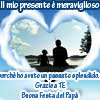 Auguri al papa' da figlio adulto