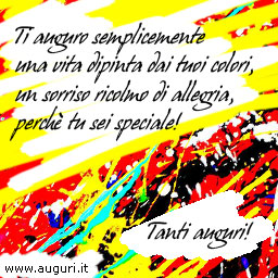 Auguri Colorati Per Te