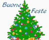 Albero di natale addobbato