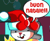 Buon Natale con gatto curioso