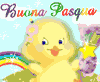 Buona Pasqua con pulcino