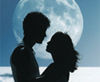 la luna ispira un romantico messaggio