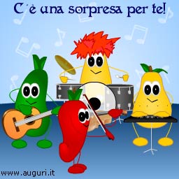 Auguri Di Compleanno In Musica Suonati Dal Complesso Fruits